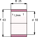 IR 55X63X25
