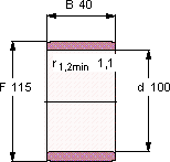 IR 100X115X40