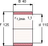 IR 110X125X40